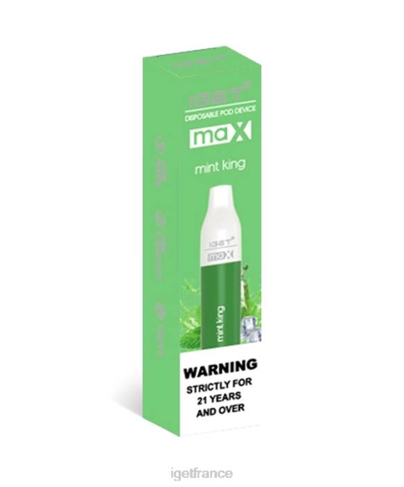 IGET Vape Online X02H85 j'obtiens le maximum roi de la menthe