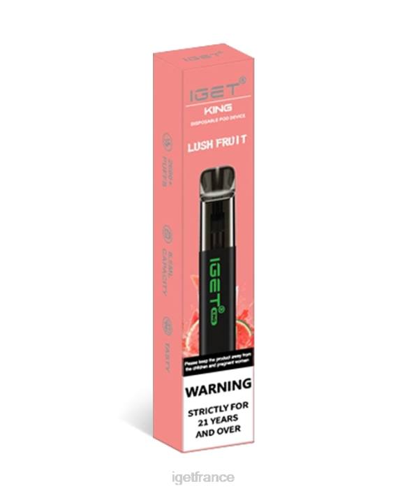 IGET Vape Online X02H105 j'ai le roi fruits luxuriants