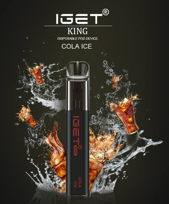Vape Online X02H451 IGET king - 2600 bouffées glace au cola