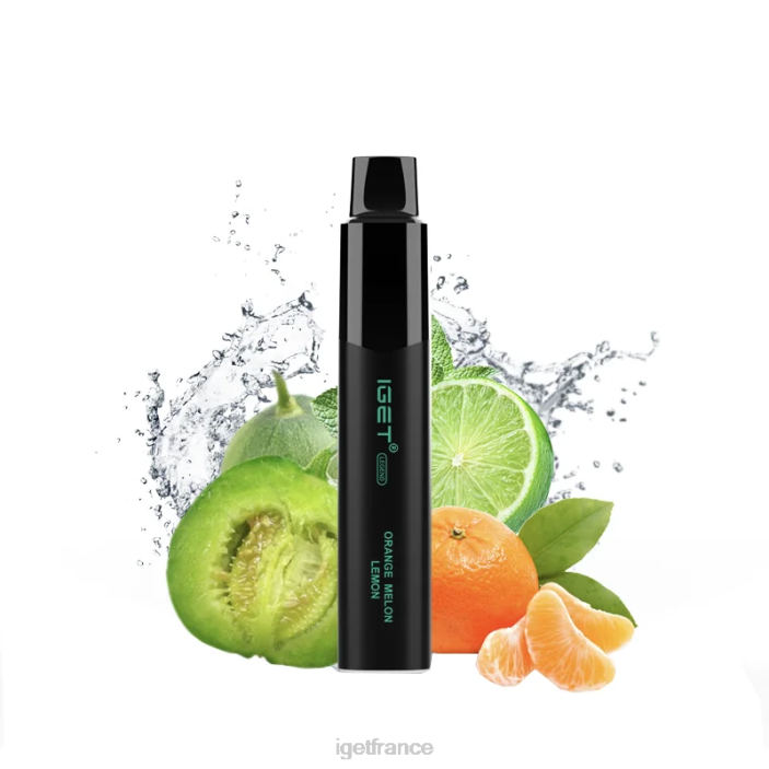 Vape France X02H335 IGET Legend 4000 bouffées orange melon citron