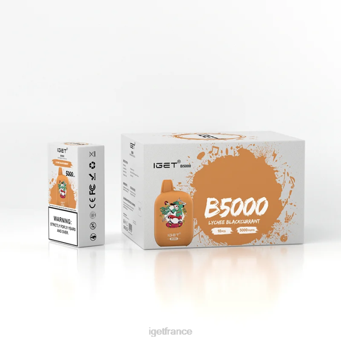 Vape Online X02H309 IGET b5000 litchi cassis