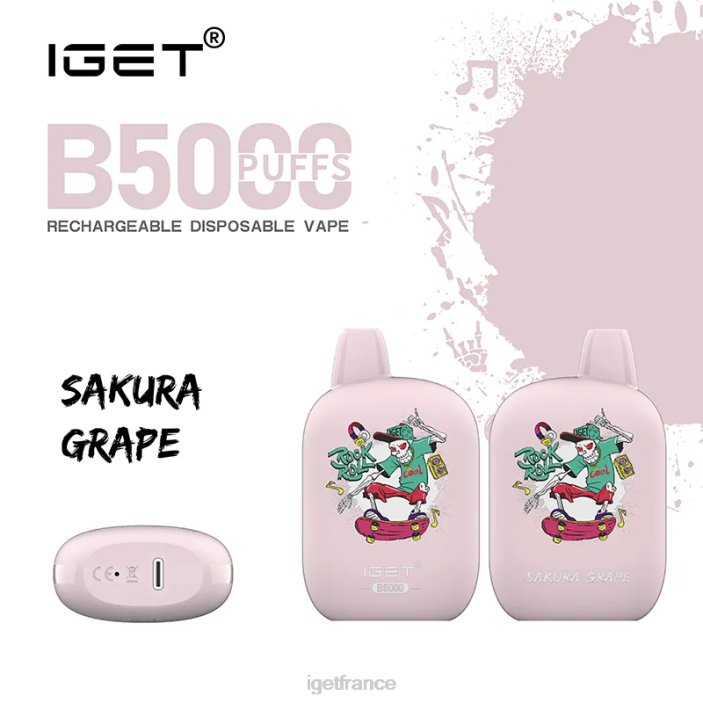 Bar X02H317 IGET b5000 raisin sakura