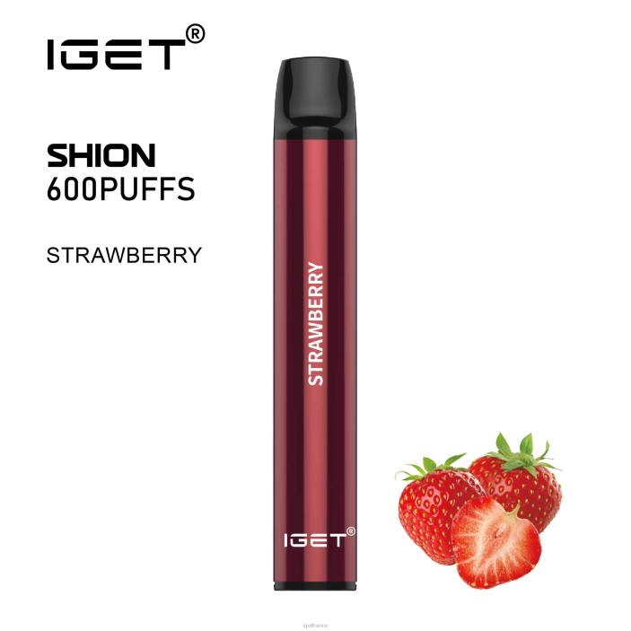 Vape Online X02H27 3 x IGET Shion fraise