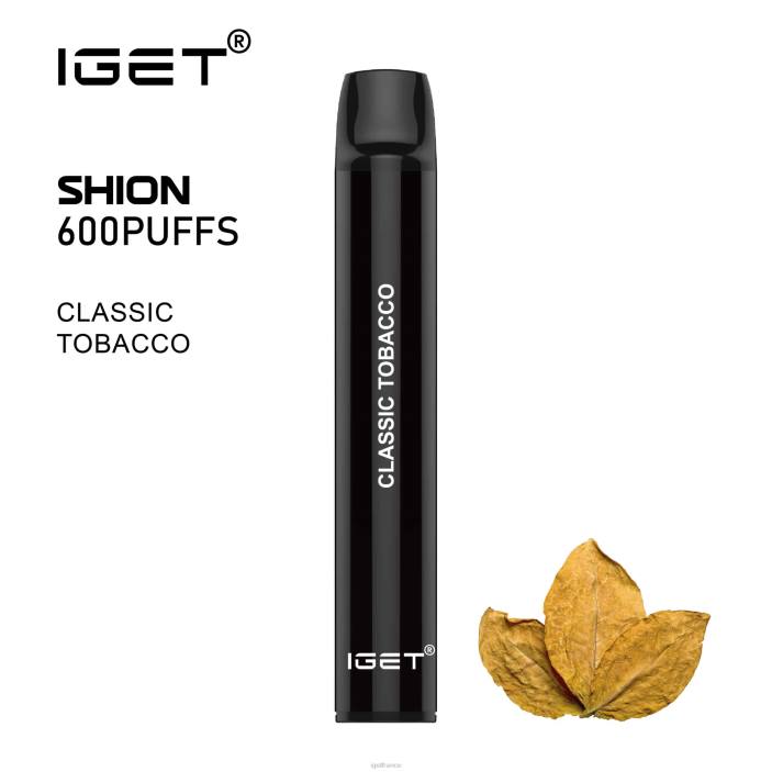 Bar Shop X02H9 3 x IGET Shion tabac classique